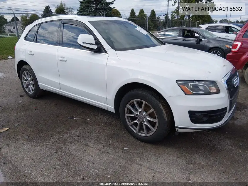 AUDI Q5 2012, VIN WA1LFAFP9CA015532