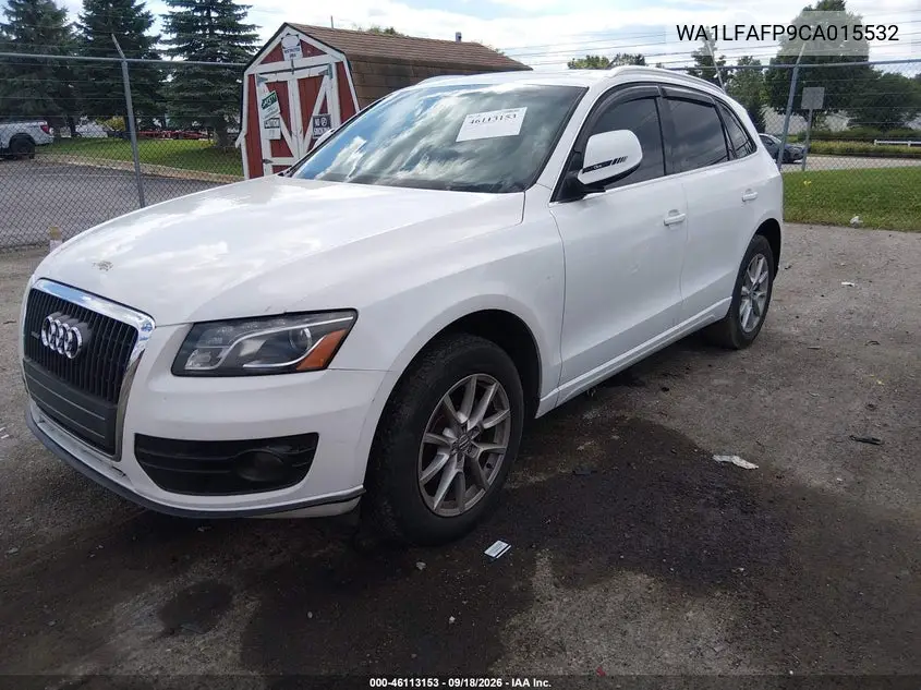 2012 AUDI Q5 VIN WA1LFAFP9CA015532 — фото 2