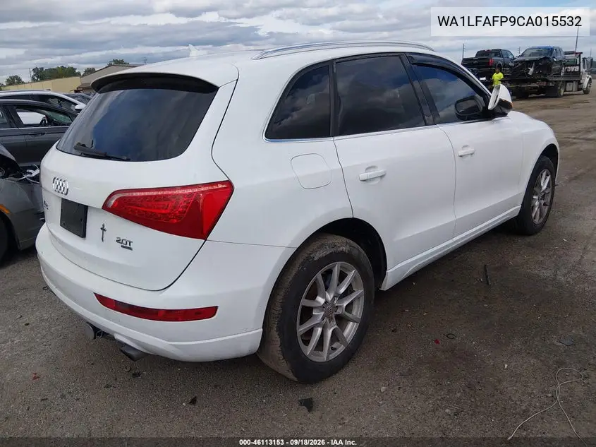 2012 AUDI Q5 VIN WA1LFAFP9CA015532 — фото 4
