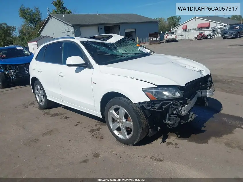 AUDI Q5 2012, VIN WA1DKAFP6CA057317