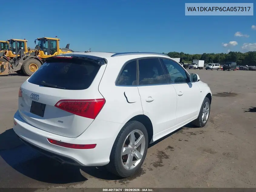 2012 AUDI Q5 VIN WA1DKAFP6CA057317 — фото 4
