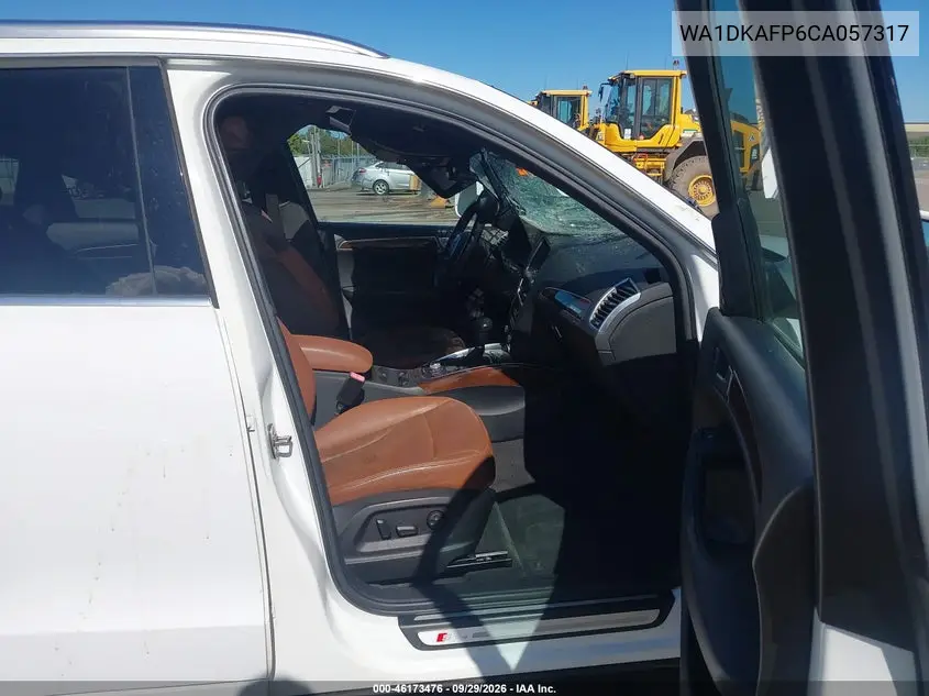 2012 AUDI Q5 VIN WA1DKAFP6CA057317 — фото 5