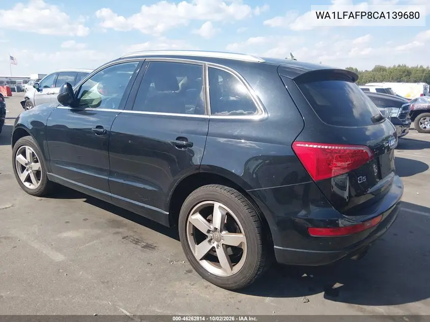 2012 AUDI Q5 VIN WA1LFAFP8CA139680 — фото 3