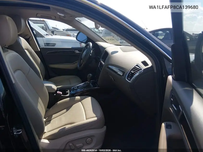 2012 AUDI Q5 VIN WA1LFAFP8CA139680 — фото 5
