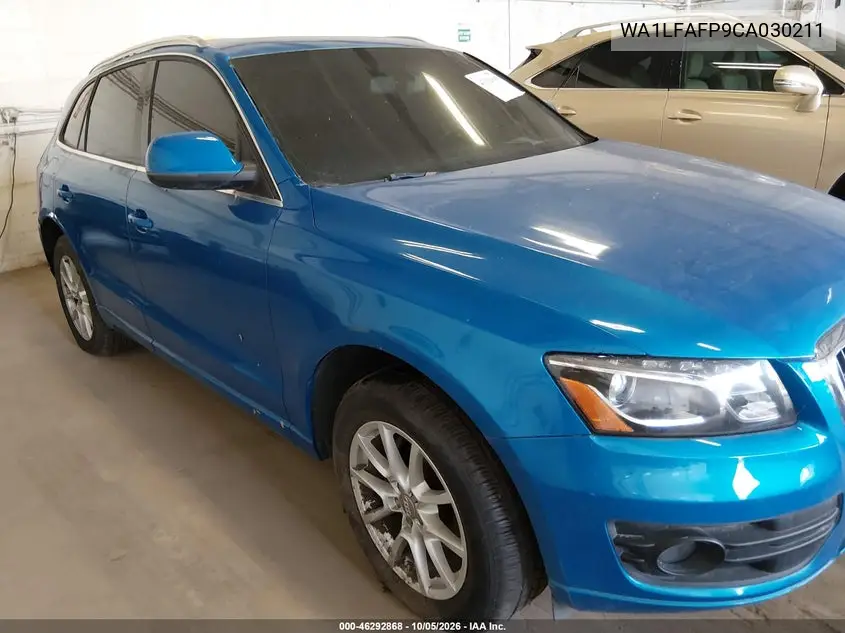 AUDI Q5 2012, VIN WA1LFAFP9CA030211