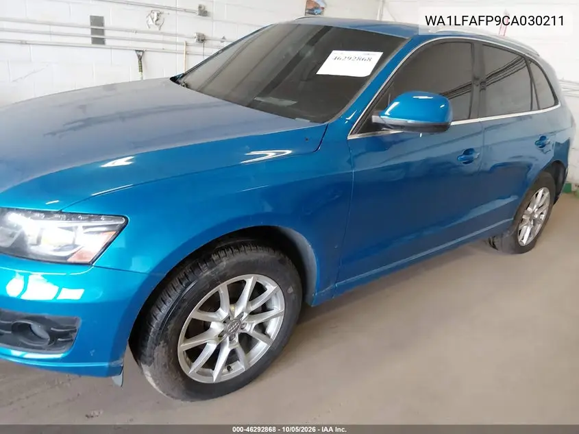 2012 AUDI Q5 VIN WA1LFAFP9CA030211 — фото 2