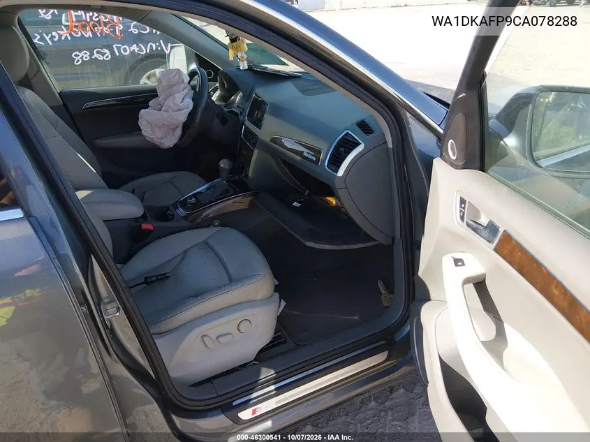 2012 AUDI Q5 VIN WA1DKAFP9CA078288 — фото 5