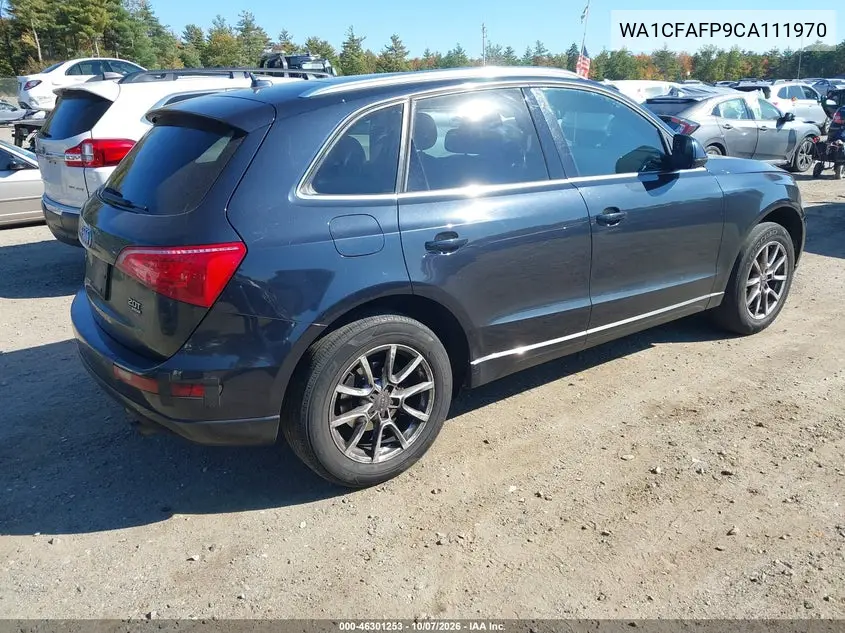 2012 AUDI Q5 VIN WA1CFAFP9CA111970 — фото 4