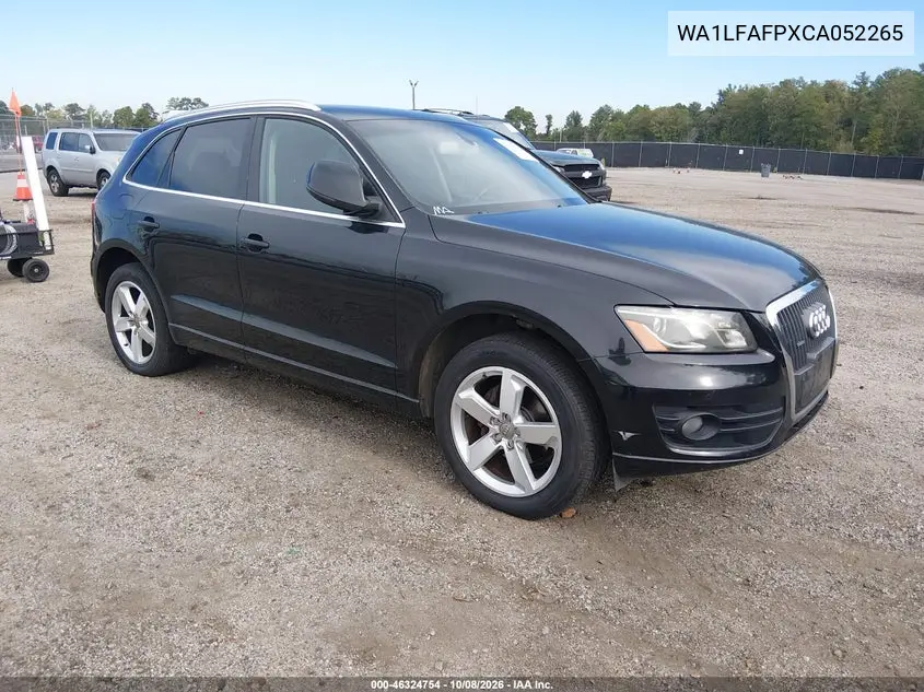 AUDI Q5 2012, VIN WA1LFAFPXCA052265