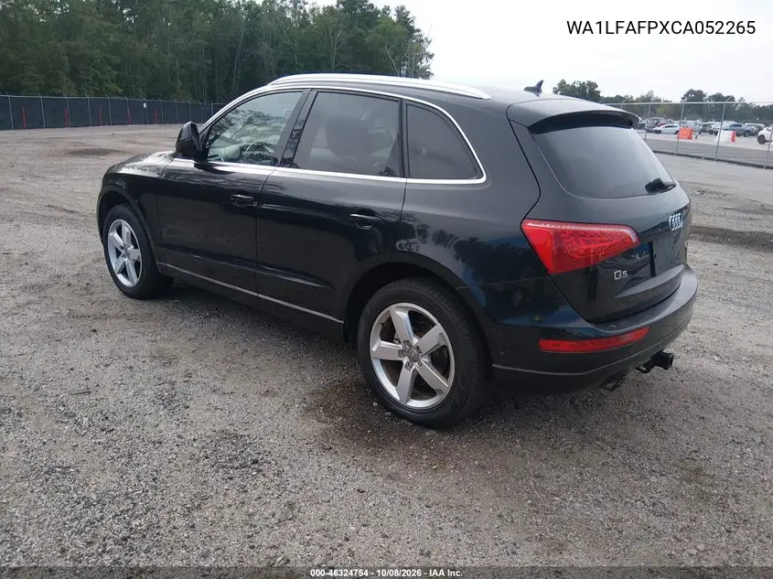 2012 AUDI Q5 VIN WA1LFAFPXCA052265 — фото 3