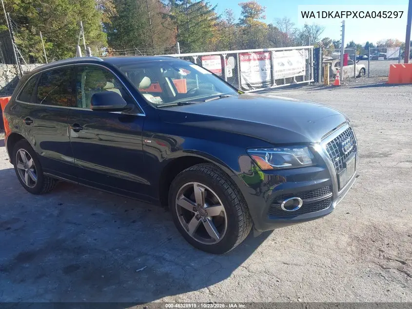 AUDI Q5 2012, VIN WA1DKAFPXCA045297