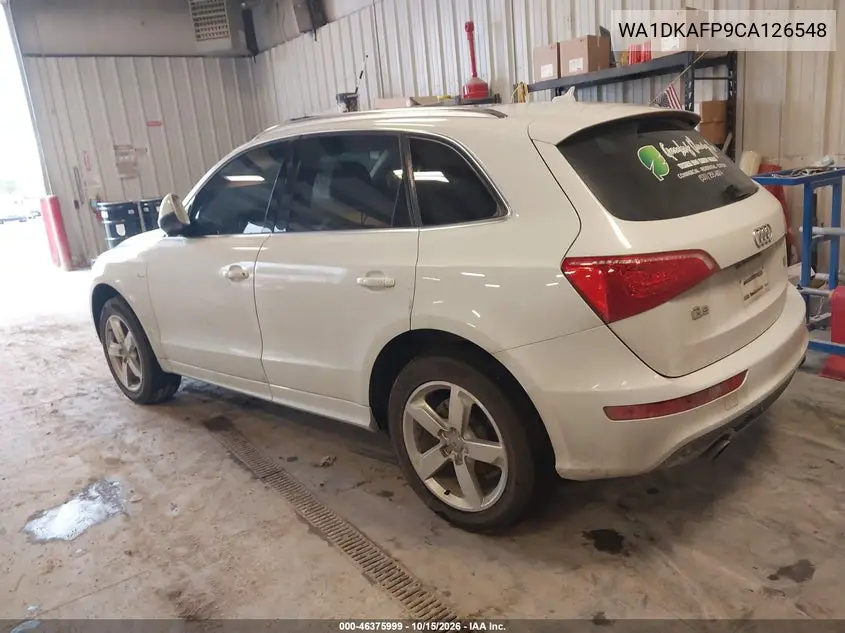 2012 AUDI Q5 VIN WA1DKAFP9CA126548 — фото 3
