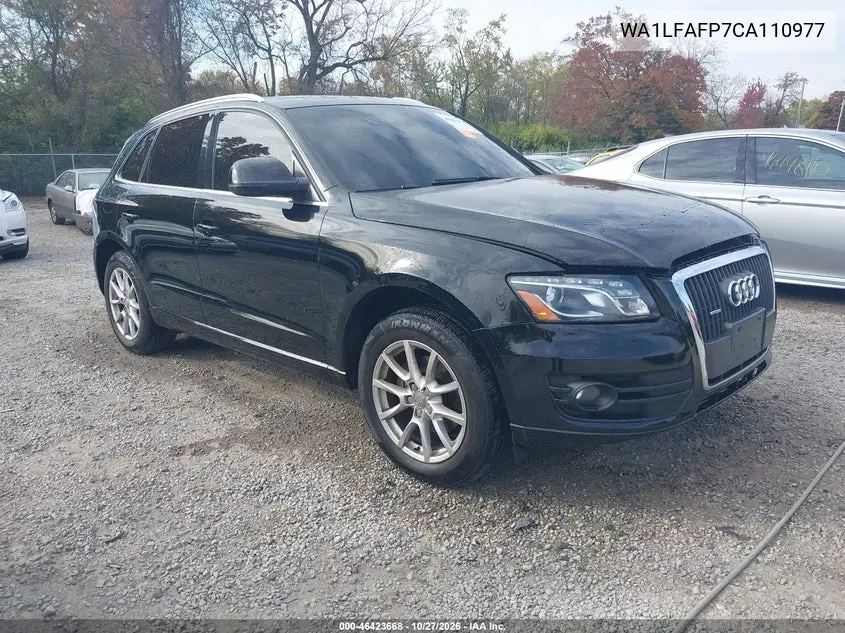 AUDI Q5 2012, VIN WA1LFAFP7CA110977