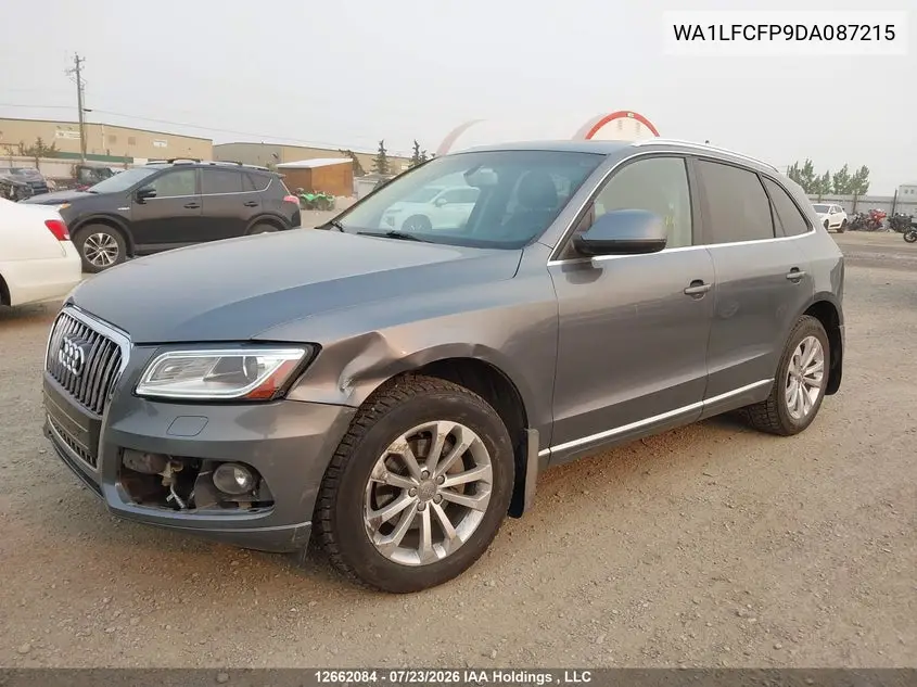 2013 AUDI Q5 VIN WA1LFCFP9DA087215 — фото 2