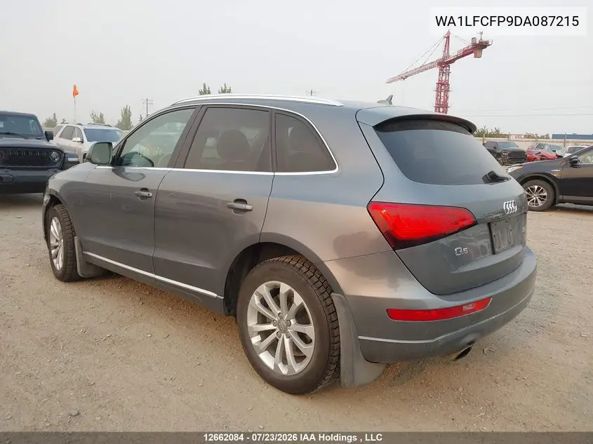 2013 AUDI Q5 VIN WA1LFCFP9DA087215 — фото 3
