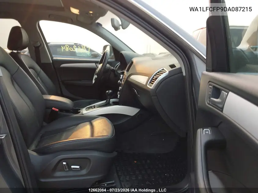 2013 AUDI Q5 VIN WA1LFCFP9DA087215 — фото 5