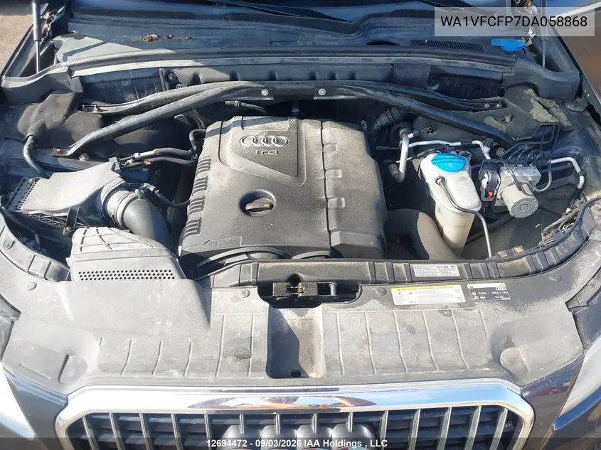 2013 AUDI Q5 VIN WA1VFCFP7DA058868 — фото 10