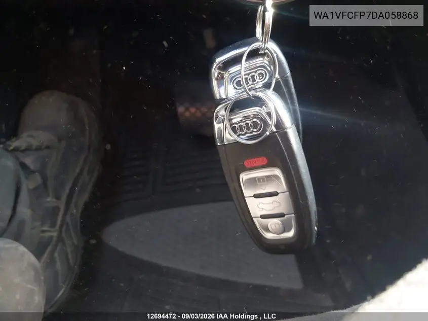 2013 AUDI Q5 VIN WA1VFCFP7DA058868 — фото 11