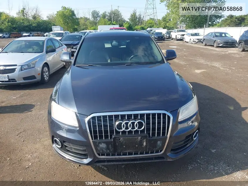 2013 AUDI Q5 VIN WA1VFCFP7DA058868 — фото 12