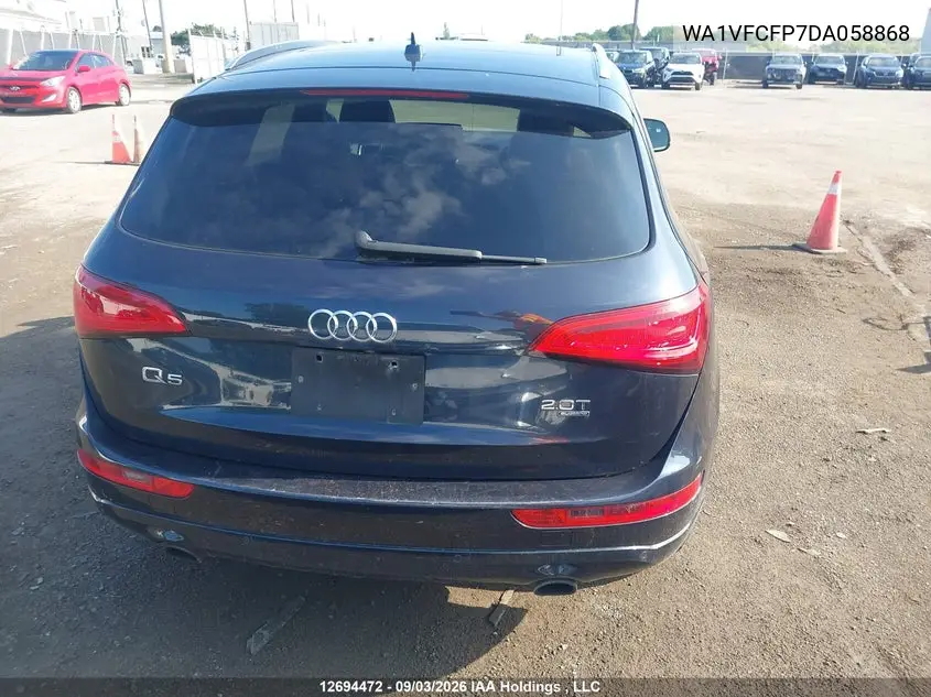 2013 AUDI Q5 VIN WA1VFCFP7DA058868 — фото 16