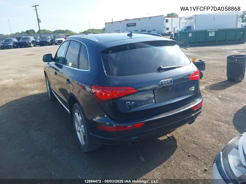 2013 AUDI Q5 VIN WA1VFCFP7DA058868 — фото 3