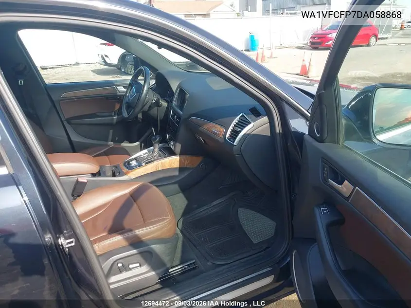 2013 AUDI Q5 VIN WA1VFCFP7DA058868 — фото 5