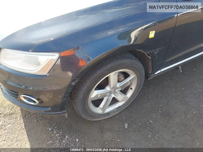 2013 AUDI Q5 VIN WA1VFCFP7DA058868 — фото 6