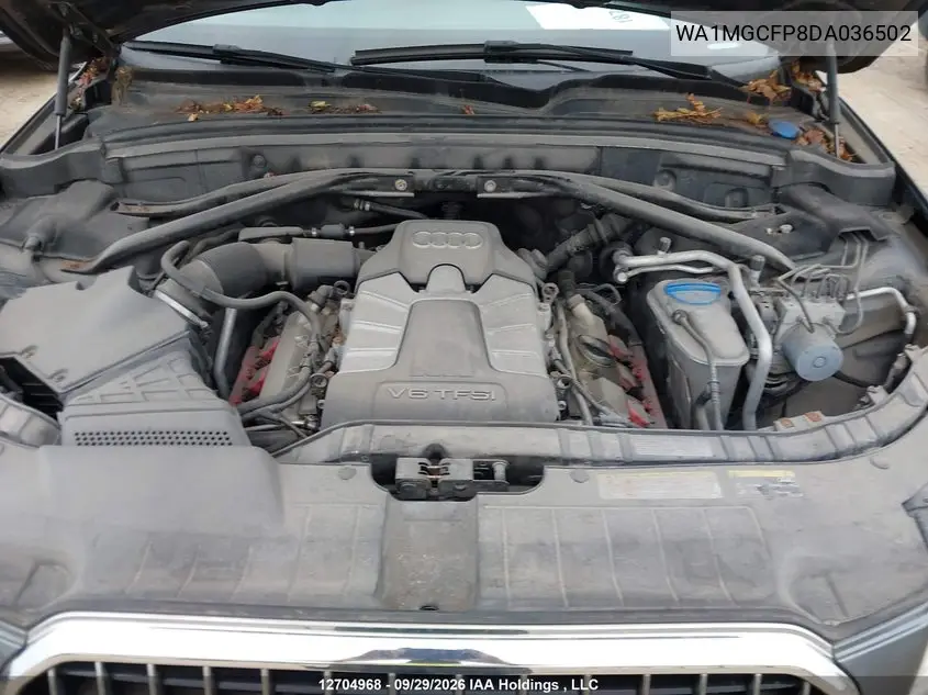 2013 AUDI Q5 VIN WA1MGCFP8DA036502 — фото 10
