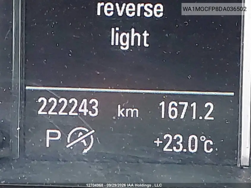 2013 AUDI Q5 VIN WA1MGCFP8DA036502 — фото 15
