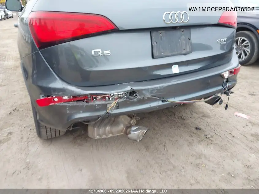 2013 AUDI Q5 VIN WA1MGCFP8DA036502 — фото 6