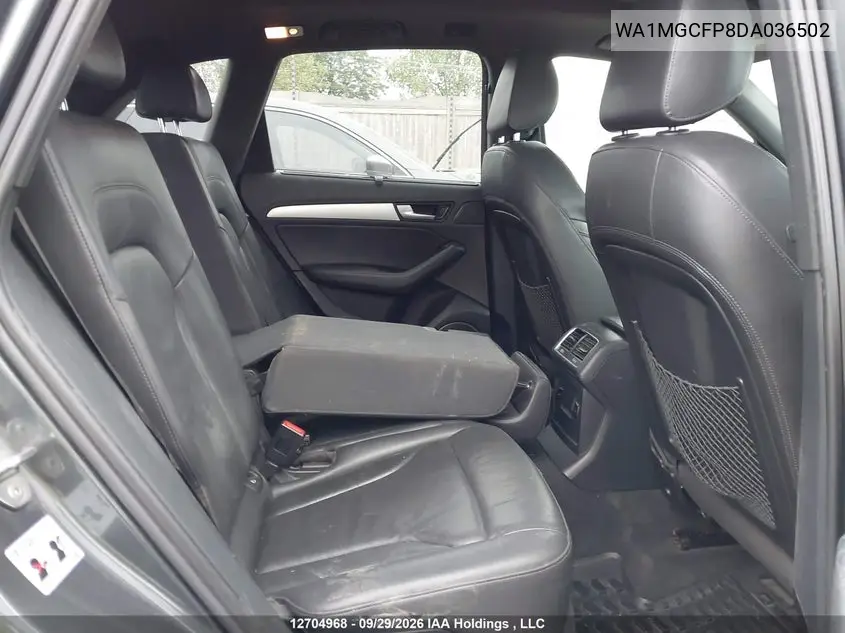 2013 AUDI Q5 VIN WA1MGCFP8DA036502 — фото 8