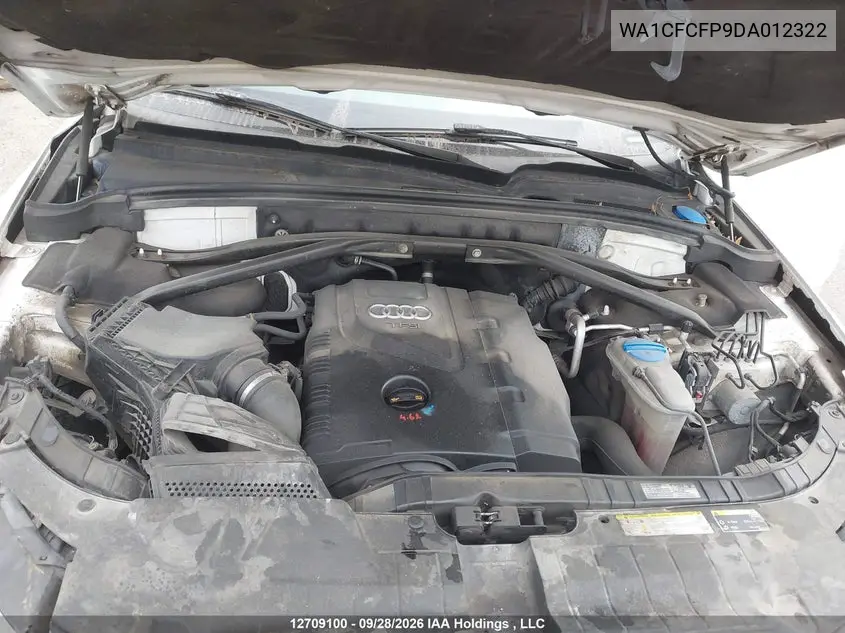 2013 AUDI Q5 VIN WA1CFCFP9DA012322 — фото 10