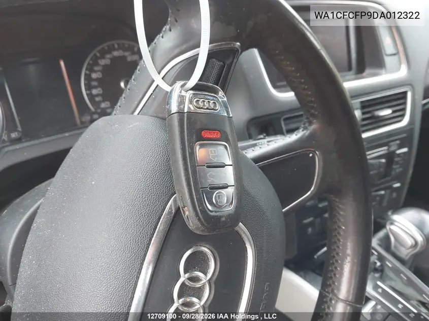 2013 AUDI Q5 VIN WA1CFCFP9DA012322 — фото 11