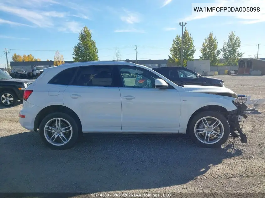 2013 AUDI Q5 VIN WA1MFCFP0DA005098 — фото 14