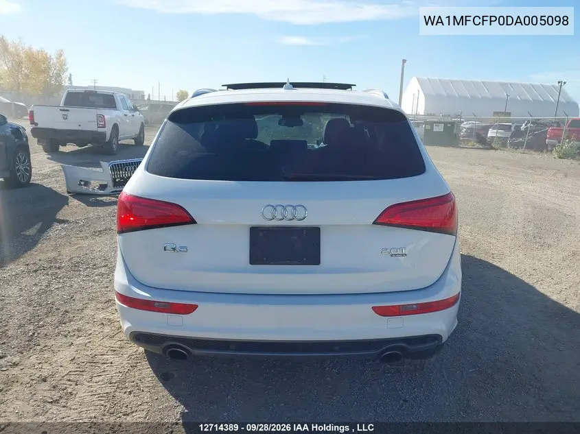 2013 AUDI Q5 VIN WA1MFCFP0DA005098 — фото 17