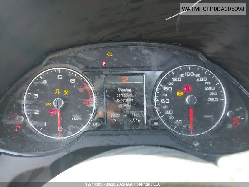 2013 AUDI Q5 VIN WA1MFCFP0DA005098 — фото 7