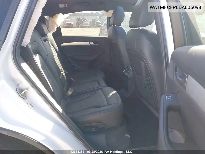 2013 AUDI Q5 VIN WA1MFCFP0DA005098 — фото 8