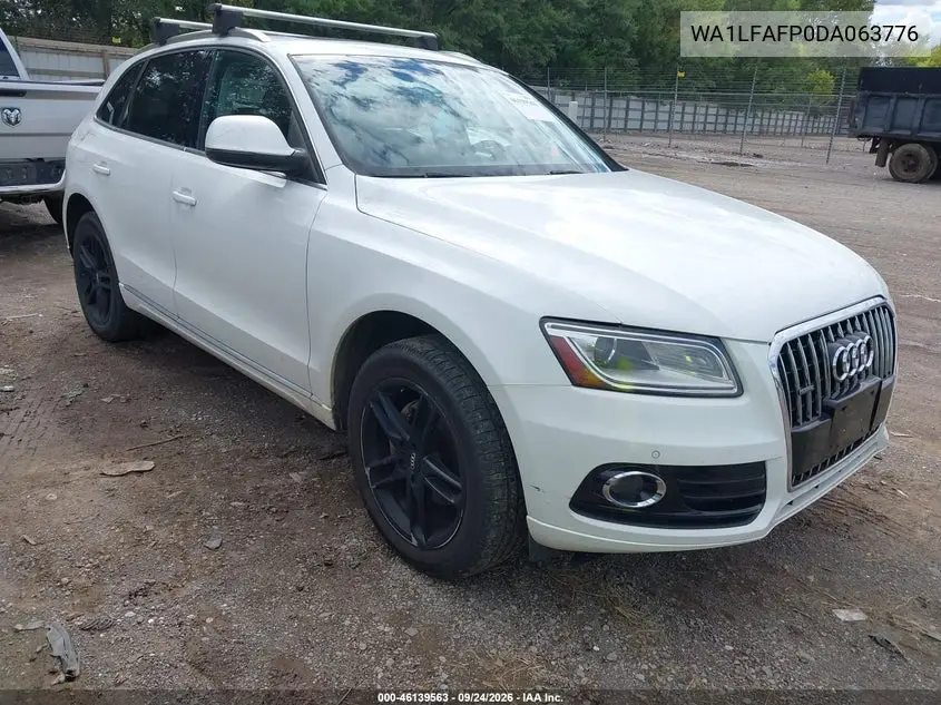 AUDI Q5 2013, VIN WA1LFAFP0DA063776