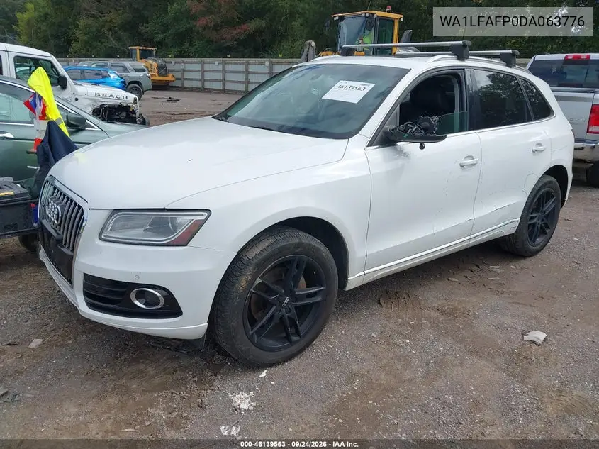 2013 AUDI Q5 VIN WA1LFAFP0DA063776 — фото 2