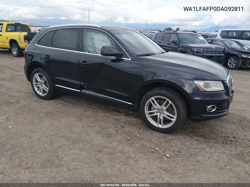 AUDI Q5 2013, VIN WA1LFAFP0DA092811
