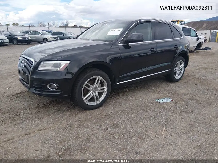 2013 AUDI Q5 VIN WA1LFAFP0DA092811 — фото 2