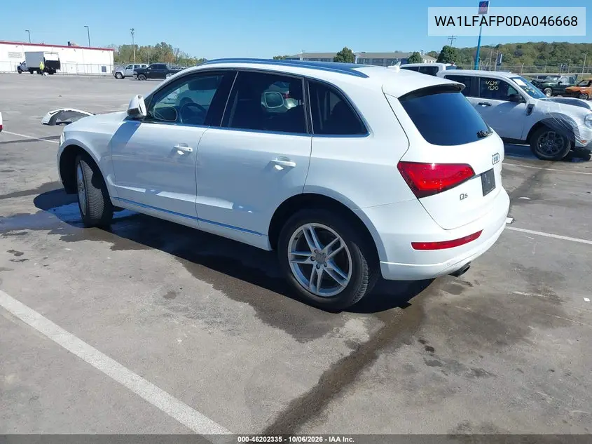 2013 AUDI Q5 VIN WA1LFAFP0DA046668 — фото 3