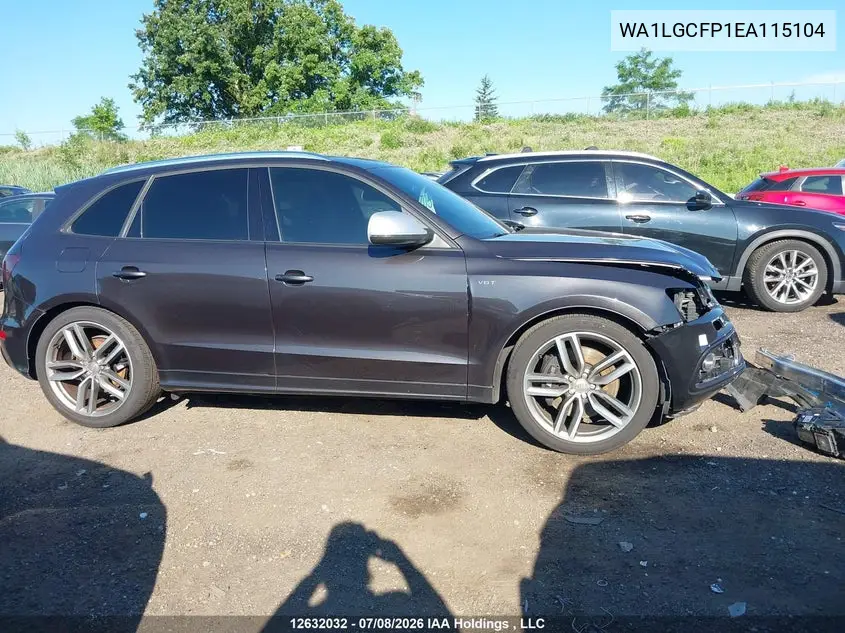 2014 AUDI Q5 VIN WA1LGCFP1EA115104 — фото 14