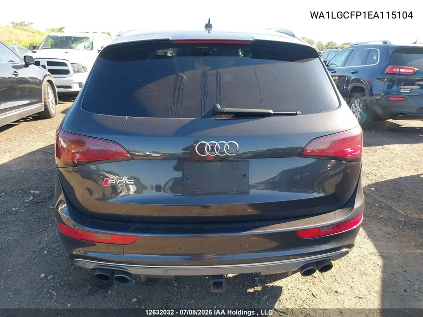 2014 AUDI Q5 VIN WA1LGCFP1EA115104 — фото 17