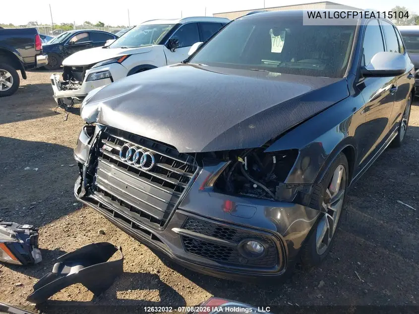 2014 AUDI Q5 VIN WA1LGCFP1EA115104 — фото 6