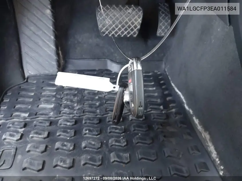 2014 AUDI Q5 VIN WA1LGCFP3EA011584 — фото 11