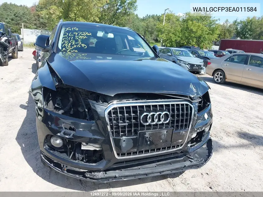 2014 AUDI Q5 VIN WA1LGCFP3EA011584 — фото 13