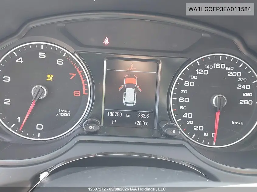 2014 AUDI Q5 VIN WA1LGCFP3EA011584 — фото 16
