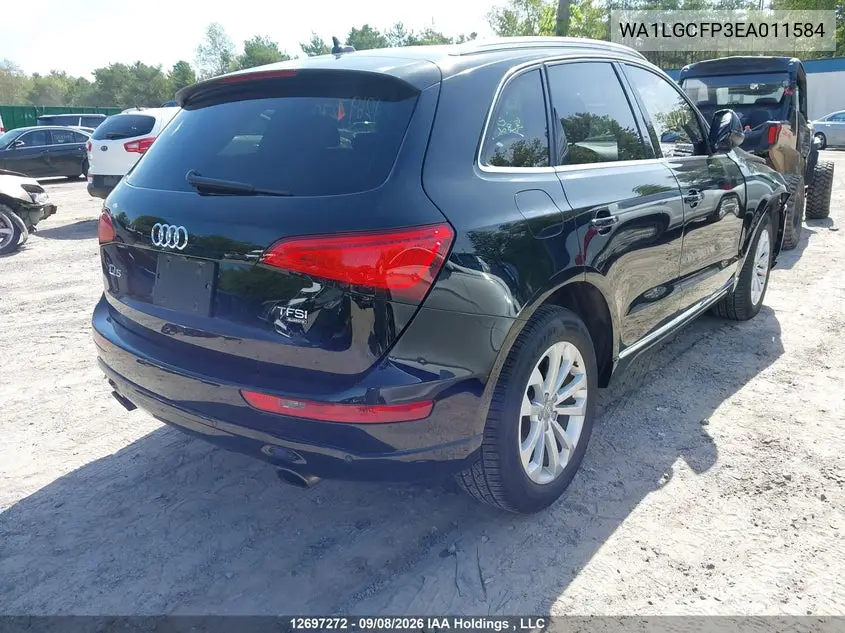 2014 AUDI Q5 VIN WA1LGCFP3EA011584 — фото 4