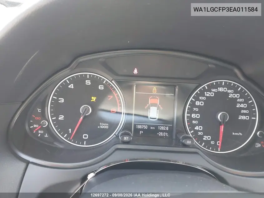 2014 AUDI Q5 VIN WA1LGCFP3EA011584 — фото 7